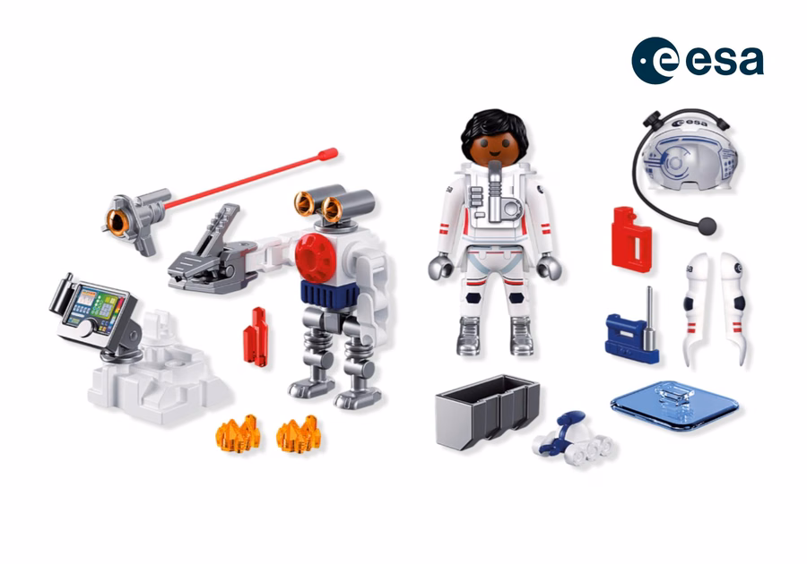 ESA: Astronauta z robotem