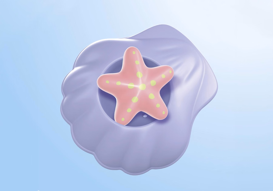 JUNIOR i Disney: Prysznic z muszlami Ariel