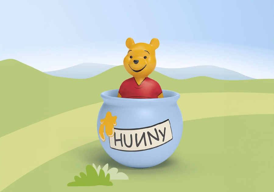 JUNIOR i Disney: Kubuś Puchatek i jego przeciwwaga w słoiku z miodem
