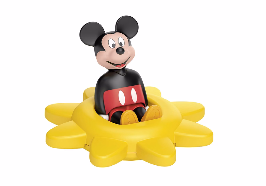 JUNIOR i Disney: Wirujące słońce Myszki Miki z funkcją grzechotki
