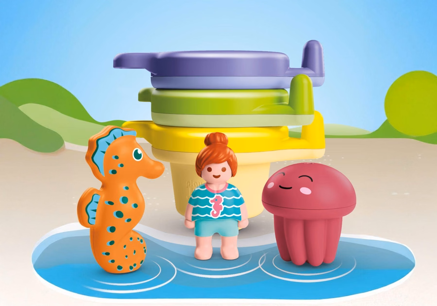 JUNIOR AQUA: Pływające kubki z wodną zabawą