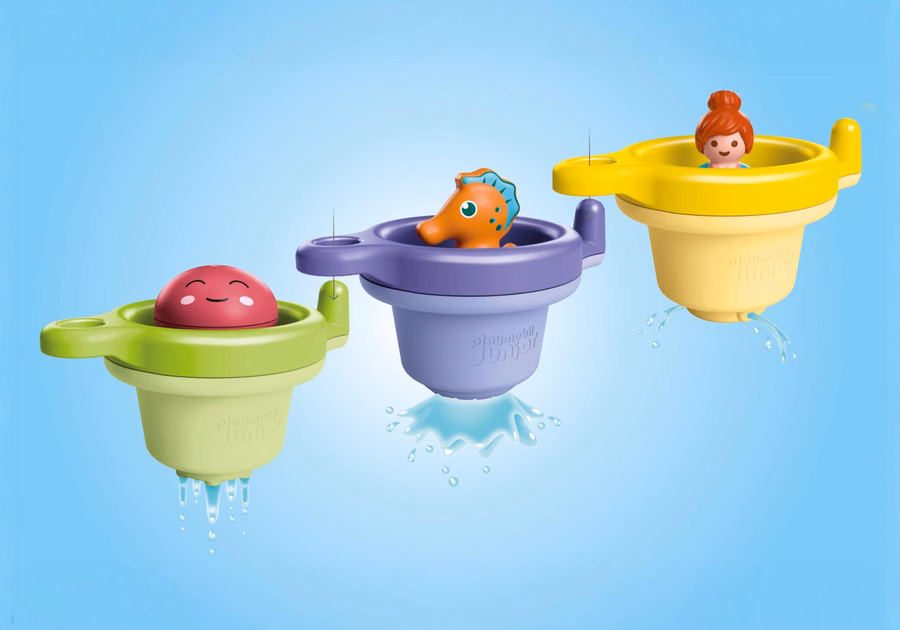 JUNIOR AQUA: Pływające kubki z wodną zabawą
