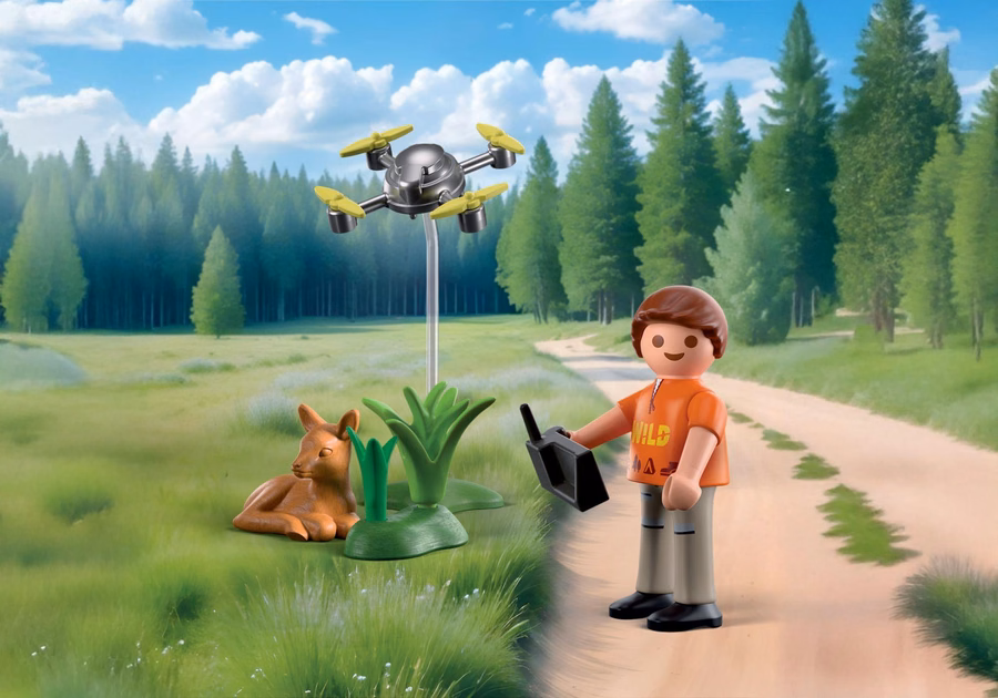 Ratowanie jelonka dronem